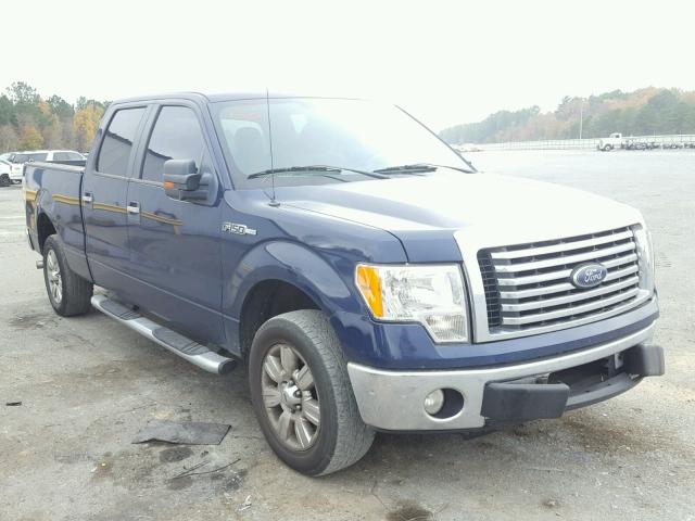 1FTEW1C86AKA19511 - 2010 FORD F150 SUPER BLUE photo 1