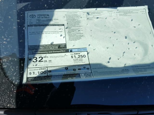 JTNB11HK0J3020049 - 2018 TOYOTA CAMRY L 白色 照片 9