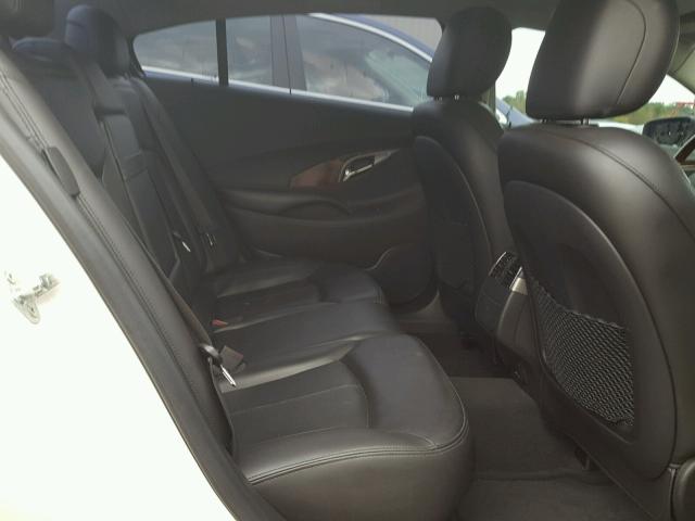 1G4GJ5E37DF264195 - 2013 BUICK LACROSSE T WHITE photo 6