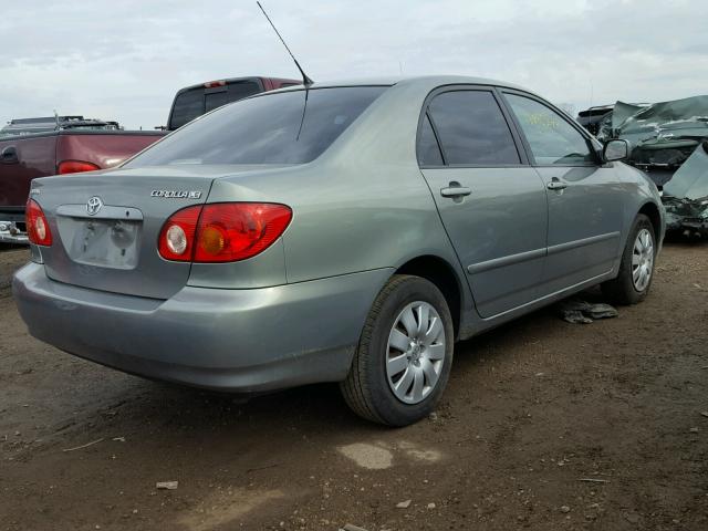 2T1BR32E74C185149 - 2004 TOYOTA COROLLA CE GRAY photo 4