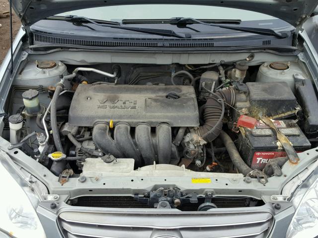 2T1BR32E74C185149 - 2004 TOYOTA COROLLA CE GRAY photo 7