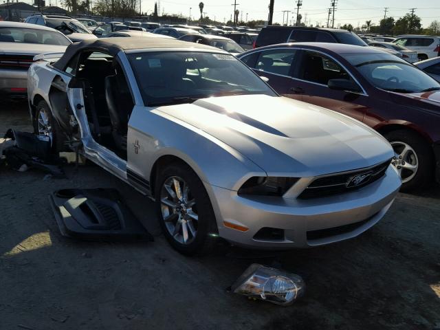 1ZVBP8EN0A5129025 - 2010 FORD MUSTANG SILVER photo 1