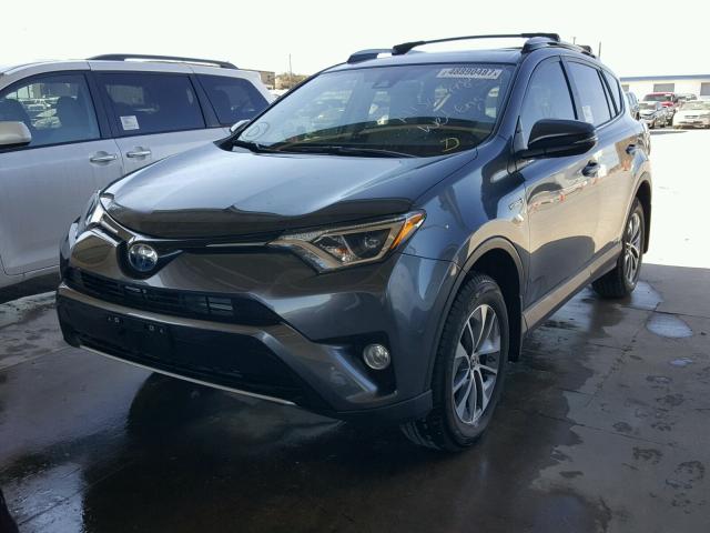 JTMRJREV0HD099985 - 2017 TOYOTA RAV4 HV LE GRAY photo 2