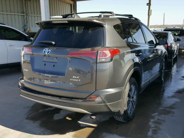 JTMRJREV0HD099985 - 2017 TOYOTA RAV4 HV LE GRAY photo 4