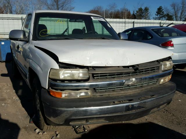 1GCEC14V0YE375300 - 2000 CHEVROLET SILVERADO WHITE photo 1