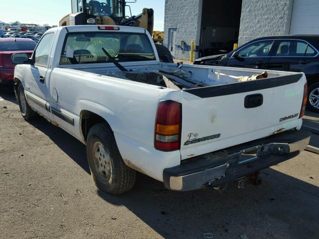 1GCEC14V0YE375300 - 2000 CHEVROLET SILVERADO WHITE photo 3