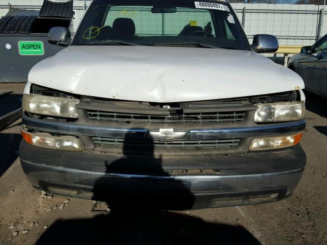 1GCEC14V0YE375300 - 2000 CHEVROLET SILVERADO WHITE photo 9