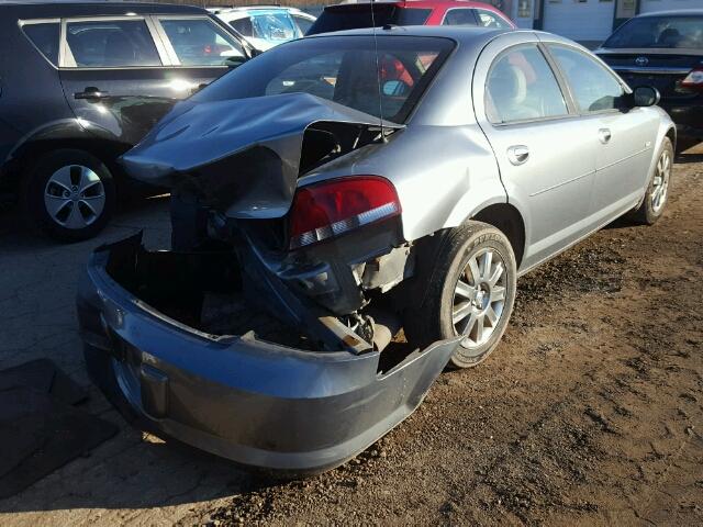 1C3EL46X56N152946 - 2006 CHRYSLER SEBRING BLUE photo 4