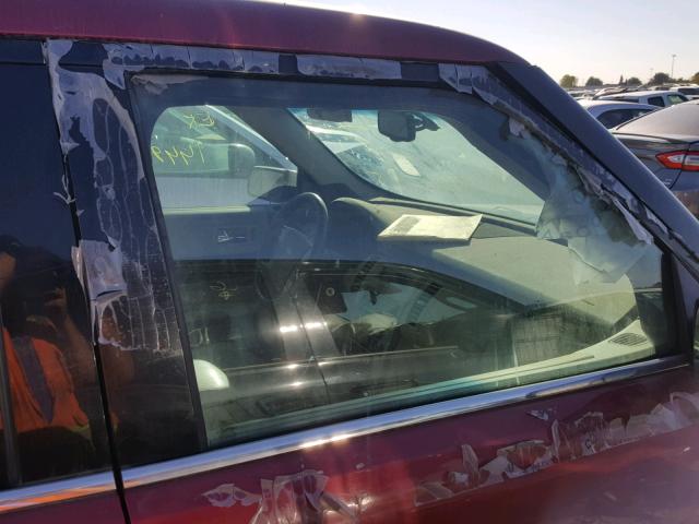 2FMEK62C39BB07254 - 2009 FORD FLEX SEL BURGUNDY photo 9