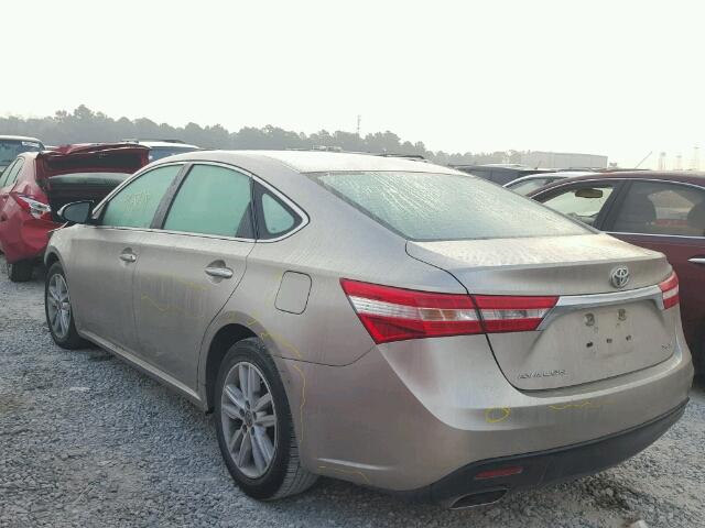 4T1BK1EBXDU022391 - 2013 TOYOTA AVALON BAS GOLD photo 3