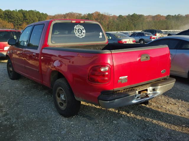 1FTRW07682KC62047 - 2002 FORD F150 SUPER RED photo 3