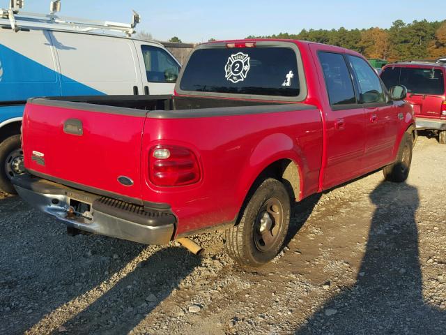 1FTRW07682KC62047 - 2002 FORD F150 SUPER RED photo 4