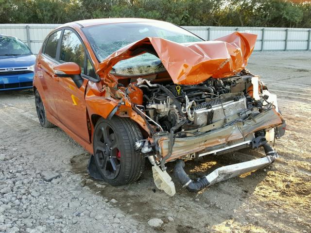 3FADP4GX6HM137112 - 2017 FORD FIESTA ST ORANGE photo 1