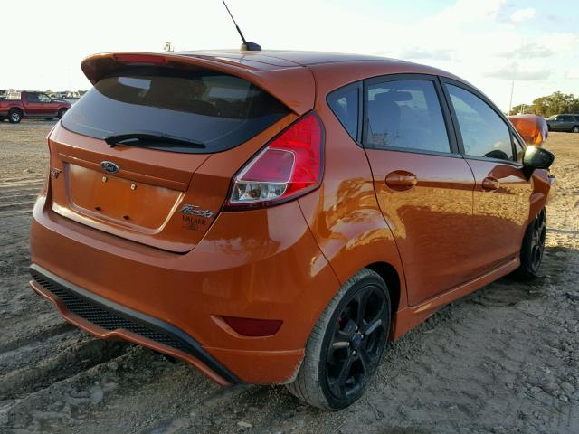 3FADP4GX6HM137112 - 2017 FORD FIESTA ST ORANGE photo 4