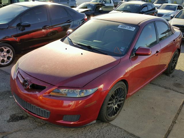 1YVHP80C175M18422 - 2007 MAZDA 6 I RED photo 2