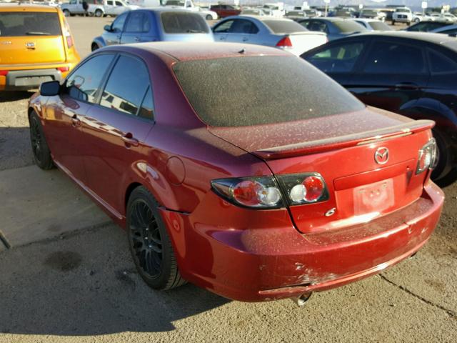 1YVHP80C175M18422 - 2007 MAZDA 6 I RED photo 3