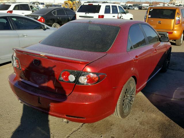 1YVHP80C175M18422 - 2007 MAZDA 6 I RED photo 4