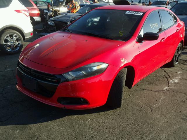 1C3CDFBB5GD624516 - 2016 DODGE DART SXT RED photo 2