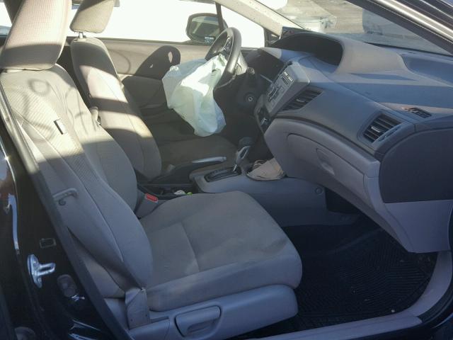 19XFB2F55CE086064 - 2012 HONDA CIVIC LX BLACK photo 5