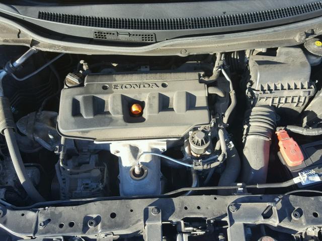 19XFB2F55CE086064 - 2012 HONDA CIVIC LX BLACK photo 7