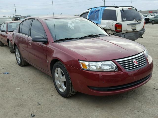 1G8AJ58F96Z170282 - 2006 SATURN ION LEVEL BURGUNDY photo 1