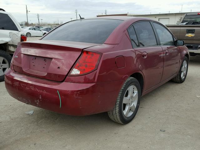 1G8AJ58F96Z170282 - 2006 SATURN ION LEVEL BURGUNDY photo 4