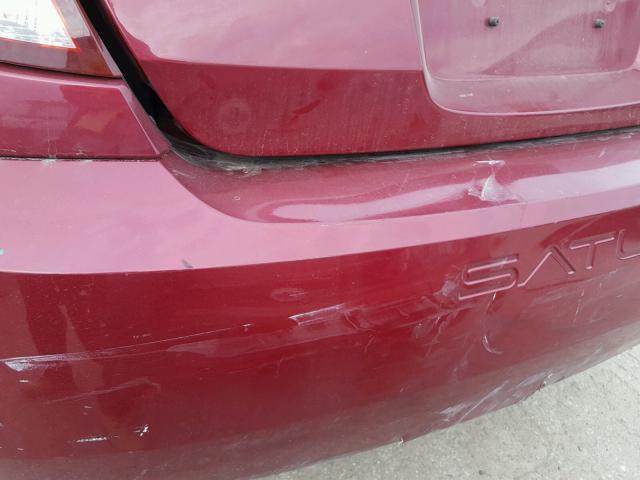 1G8AJ58F96Z170282 - 2006 SATURN ION LEVEL BURGUNDY photo 9