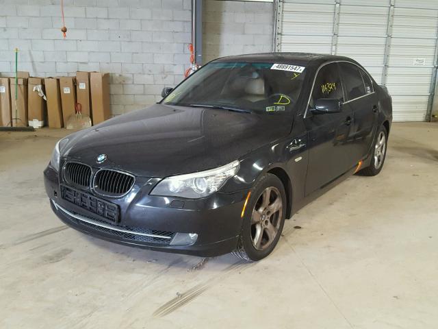 WBANV93528CZ67798 - 2008 BMW 535 XI BLACK photo 2