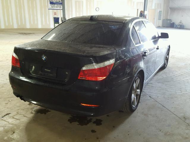 WBANV93528CZ67798 - 2008 BMW 535 XI BLACK photo 4