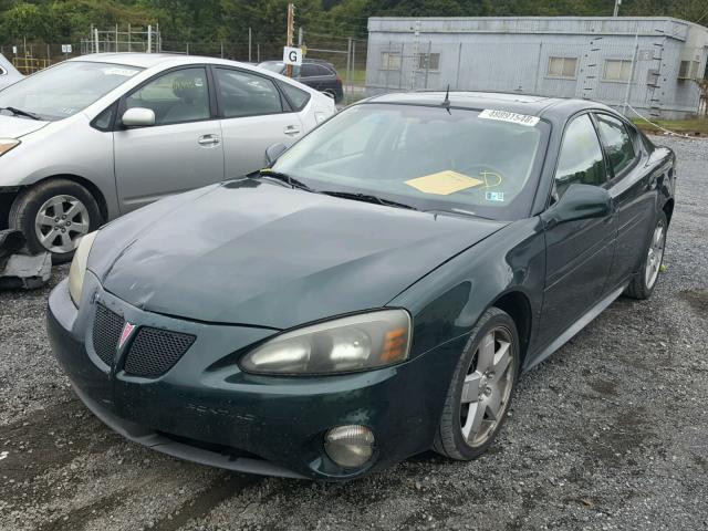 2G2WS522741166403 - 2004 PONTIAC GRAND PRIX GREEN photo 2