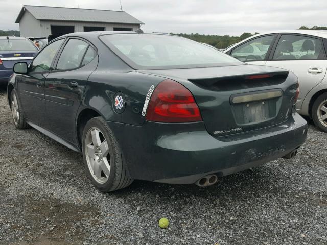2G2WS522741166403 - 2004 PONTIAC GRAND PRIX GREEN photo 3