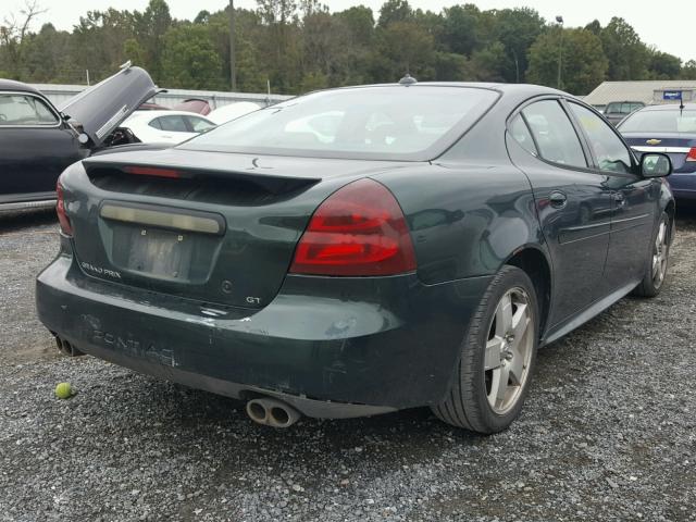 2G2WS522741166403 - 2004 PONTIAC GRAND PRIX GREEN photo 4