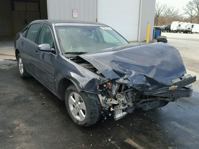 2G1WT55N589123726 - 2008 CHEVROLET IMPALA LT GRAY photo 1