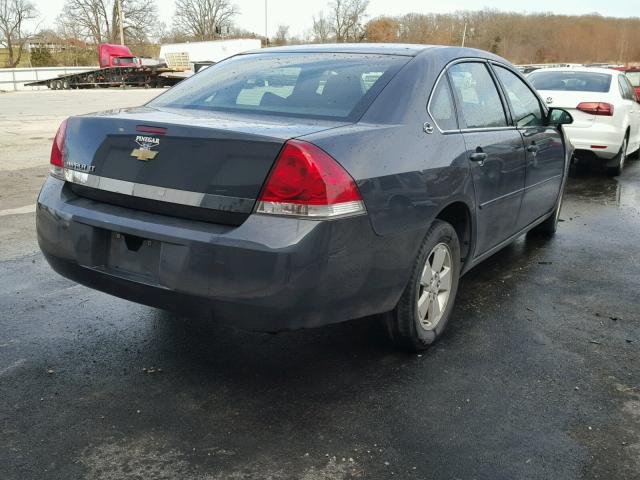 2G1WT55N589123726 - 2008 CHEVROLET IMPALA LT GRAY photo 4