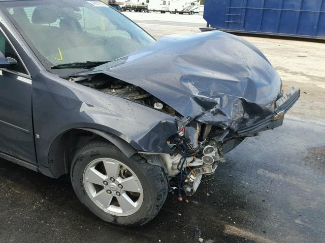 2G1WT55N589123726 - 2008 CHEVROLET IMPALA LT GRAY photo 9