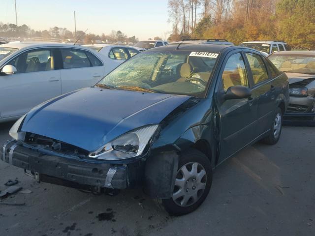 1FAFP33P31W279688 - 2001 FORD FOCUS LX GREEN photo 2