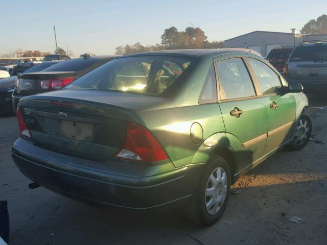 1FAFP33P31W279688 - 2001 FORD FOCUS LX GREEN photo 4