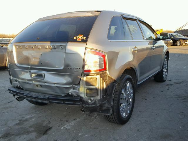 2FMDK49C28BA99636 - 2008 FORD EDGE LIMIT BEIGE photo 4