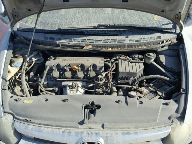 1HGFA16546L151707 - 2006 HONDA CIVIC LX SILVER photo 7