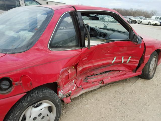 1G2NE12M9VC825655 - 1997 PONTIAC GRAND AM S 红色 照片 9