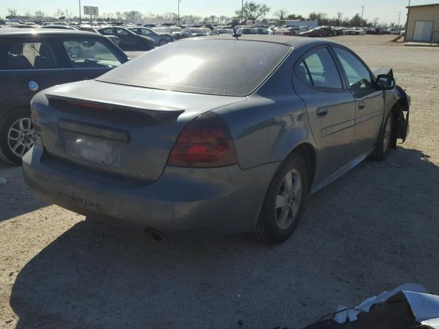 2G2WP552X61191392 - 2006 PONTIAC GRAND PRIX GRAY photo 4