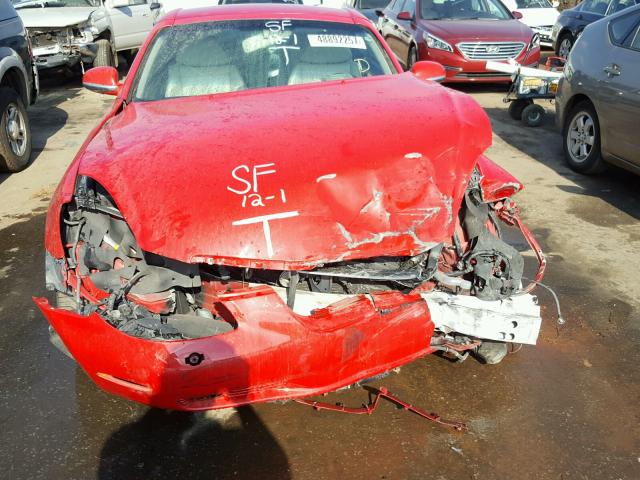 JTHFN48YX40057713 - 2004 LEXUS SC 430 RED photo 9