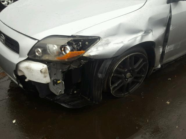 JTKDE167280235498 - 2008 TOYOTA SCION TC 银色 照片 9