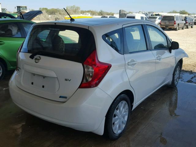 3N1CE2CP4EL398264 - 2014 NISSAN VERSA NOTE WHITE photo 4