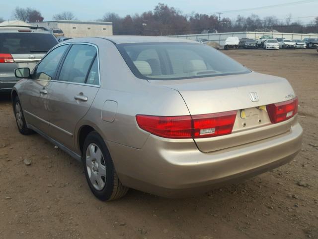 1HGCM56435A059989 - 2005 HONDA ACCORD LX GOLD photo 3