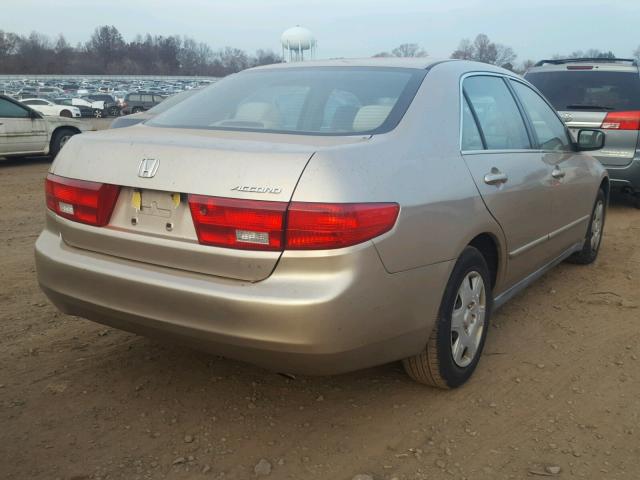 1HGCM56435A059989 - 2005 HONDA ACCORD LX GOLD photo 4