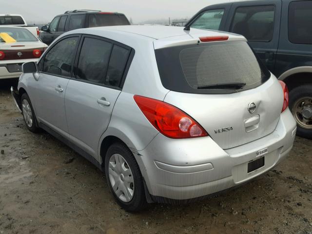 3N1BC1CP1BL449534 - 2011 NISSAN VERSA S SILVER photo 3