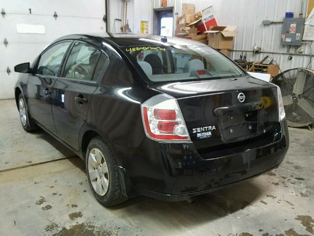 3N1AB61E78L711336 - 2008 NISSAN SENTRA 2.0 BLACK photo 3