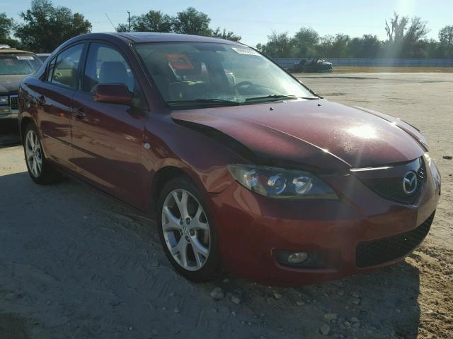 JM1BK32F581119321 - 2008 MAZDA 3 I RED photo 1