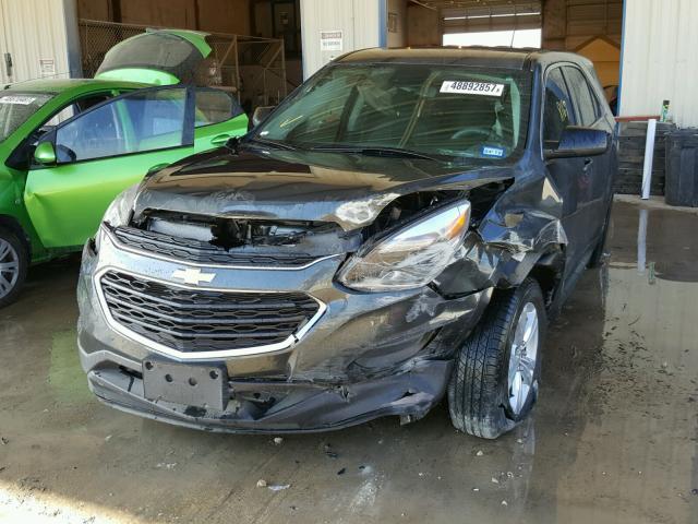 2GNALBEK8H1553178 - 2017 CHEVROLET EQUINOX LS GRAY photo 2